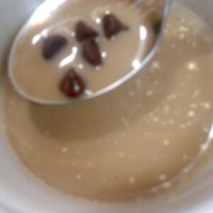 ほろにがチョコの豆乳コーヒー